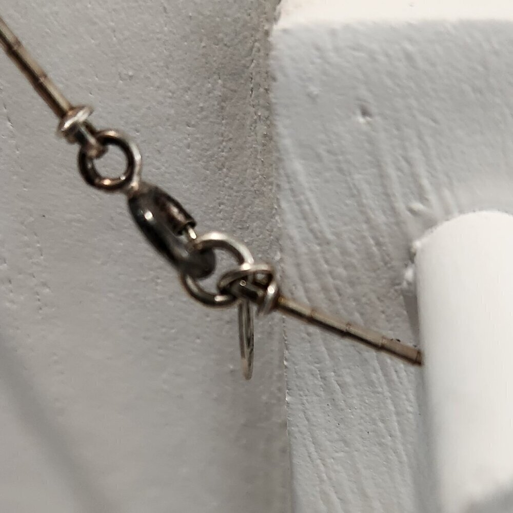 Carolyn Pollack Relios Sterling Silver & Turquoise Necklace - Picture 4 of 5